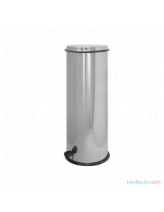 Gedy Wastepaper Basket Poubelle Glady Silver Incolore Aluminium Transparent  Res 0000GL090000900 